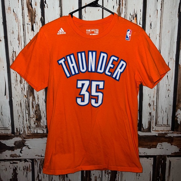 adidas Other - OKC Thunder T-Shirt Jersey (Kevin Durant #35) Stitched